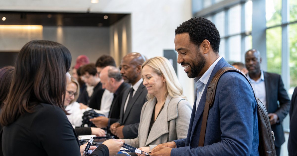 How can an event organizer speed up check-in when every attendee still needs to sign a waiver?
